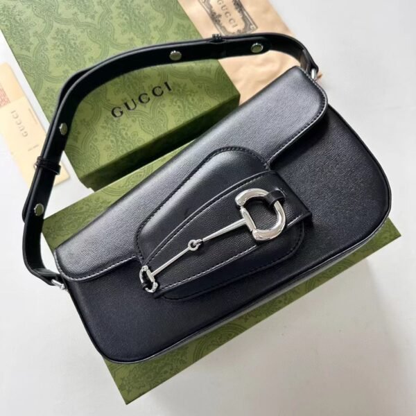 Gucci Horsebit 1955 Asymmetric Shoulder Bag