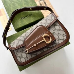 Gucci Horsebit 1955 Asymmetric Shoulder Bag