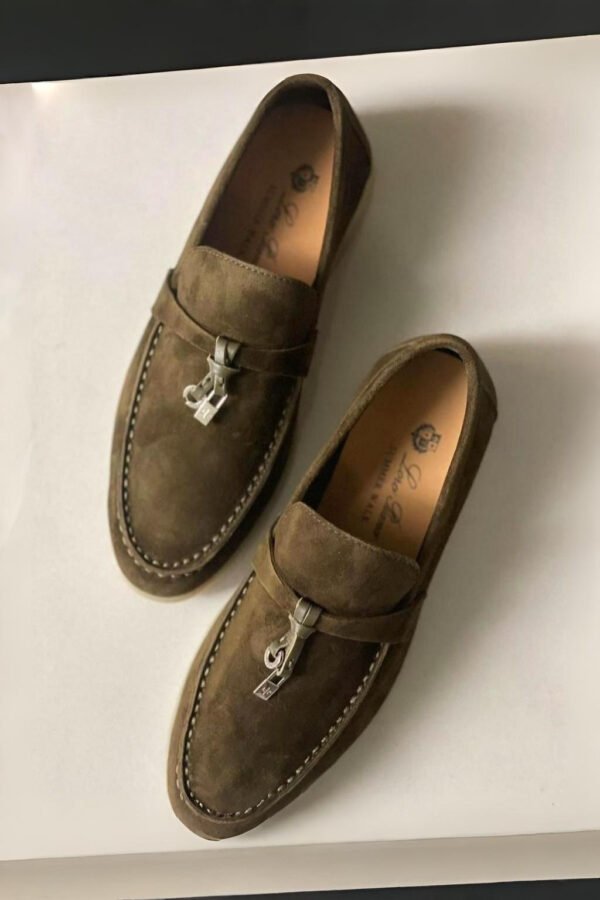 Loro Piana Summer Walk Suede Loafers