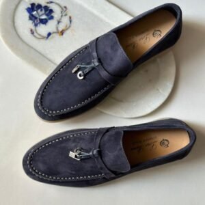 Loro Piana Summer Walk Suede Loafers