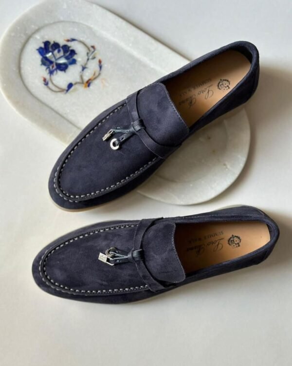 Loro Piana Summer Walk Suede Loafers