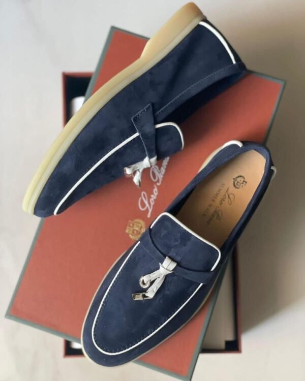 Loro Piana Summer Walk Suede Loafers