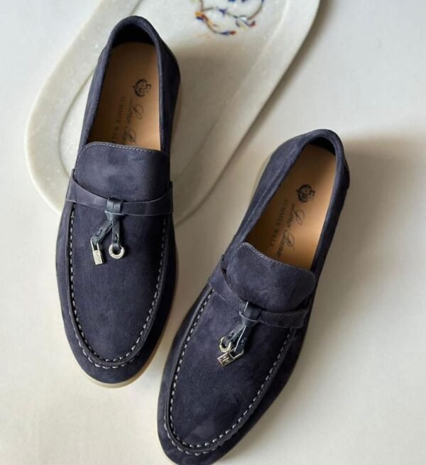 Loro Piana Summer Walk Suede Loafers - Image 2