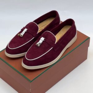 Loro Piana Summer Walk Suede Loafers