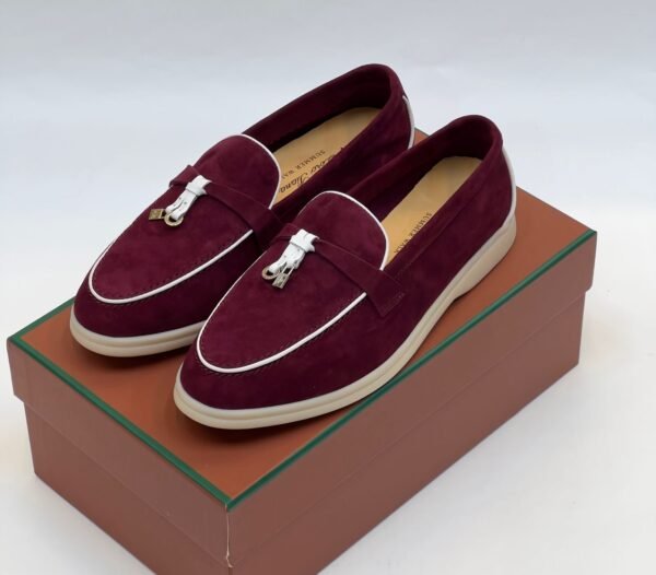 Loro Piana Summer Walk Suede Loafers