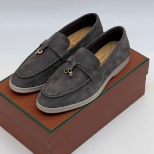 Loro Piana Summer Walk Suede Loafers