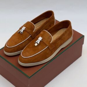 Loro Piana Summer Walk Suede Loafers
