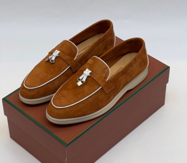 Loro Piana Summer Walk Suede Loafers