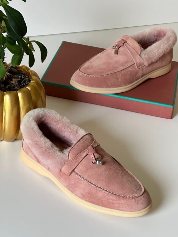 Loro Piana Winter Walk Suede Loafers