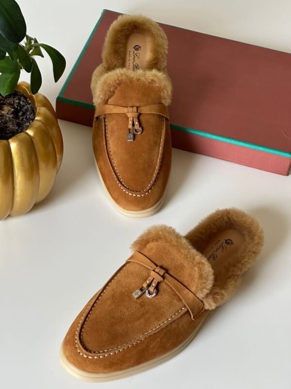 Loro Piana Winter Walk Suede Loafers